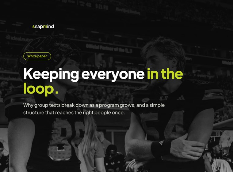 Cover of Keeping everyone in the loop