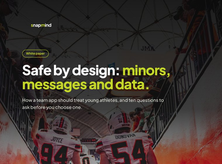 Cover of Safe by design: minors, messages and data