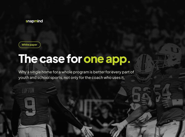 Cover of The case for one app