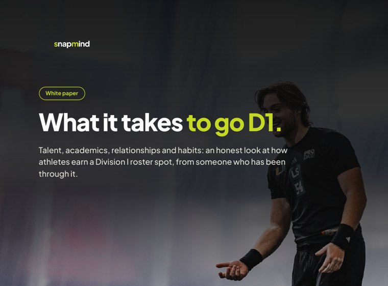 Cover of What it takes to go D1